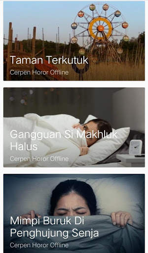 Kumpulan Cerpen Horor Offline screenshot 8