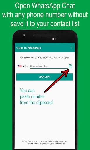 Quick chat for WhatsApp screenshot 1