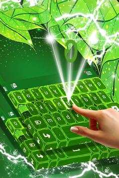 Keyboard Green Leaf Theme screenshot 2