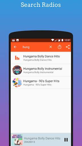 Hindi FM Radio -Listen to Online Hindi FM stations screenshot 2