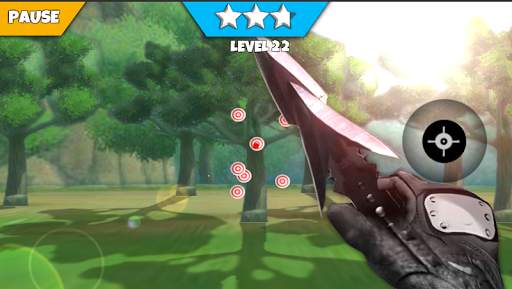 Latihan Ninja - Melempar pisau kunai shuriken screenshot 4