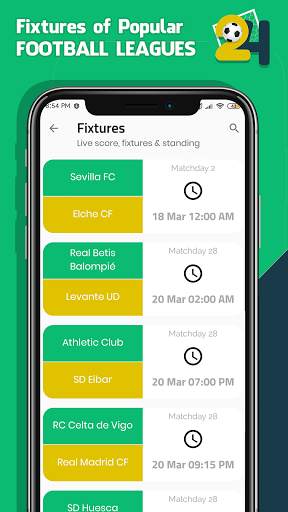Goal24 - Football Live Scores, Standing & Fixtures screenshot 2