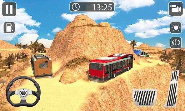Hill Bus Driving 3D - Bus Expert Simulator 2019 screenshot 1