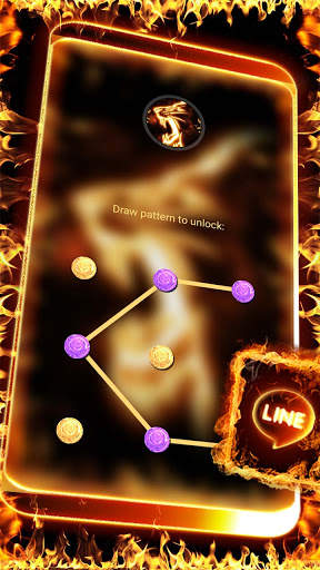 Fire Lion Launcher Theme screenshot 5