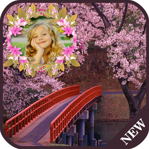 Garden photo frames-Garden photo frame editor icon