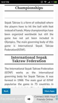 Sepak Takraw Tutorial screenshot 4