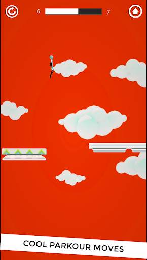 Stickman Parkour 3D Ninja Run Race screenshot 2