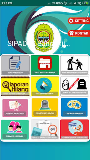 SIPADES Bangunjiwo screenshot 1