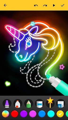 Learn To Draw Glow Cartoon screenshot 2