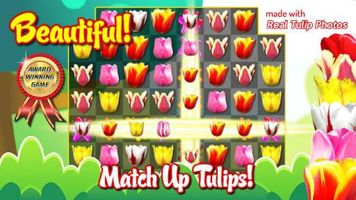 Tulip Crush 🌷 Match 3 Beautifully 🐝 Flower Game screenshot 6