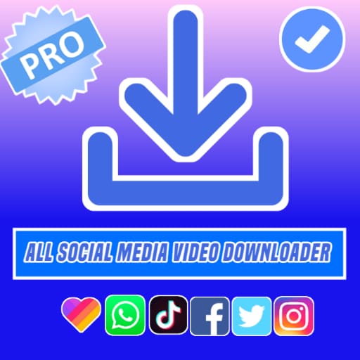 Video Downloader - All Social Media Video Download आइकन