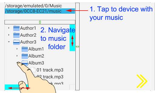 Piereon GL-707A folder player vintage VU-meter screenshot 3