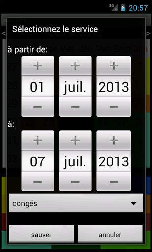 Ma liste / Roster screenshot 2