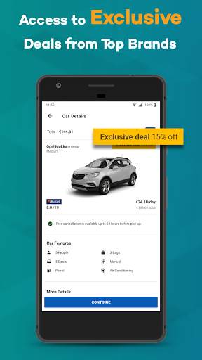 Argus Car Hire App screenshot 3
