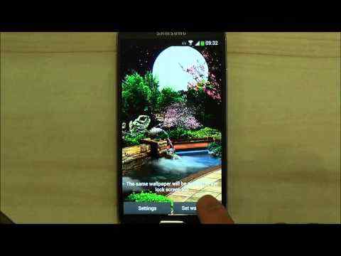 Eastern Garden Live Wallpaper screenshot 1