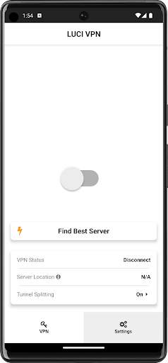 Luci VPN screenshot 2