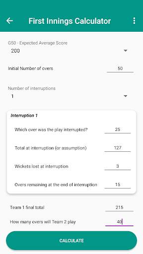 Sporting Skills: DL Calculator скриншот 2