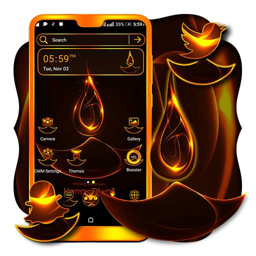 Happy Diwali Launcher Theme 1.0