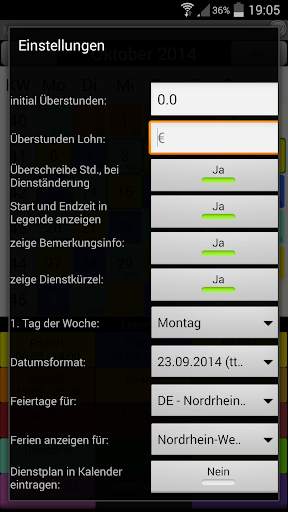 Mein Dienstplan screenshot 5