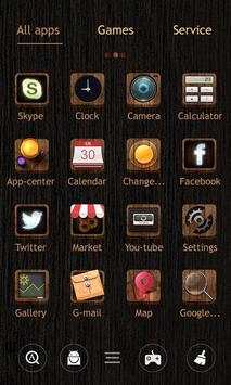 Wood Go Launcher Theme screenshot 2