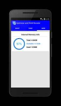 Optimizer and Ram Booster 3 تصوير الشاشة