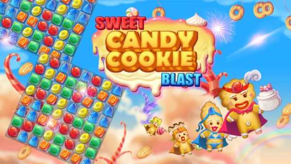 Sweet Candy Cookie Blast HD screenshot 1