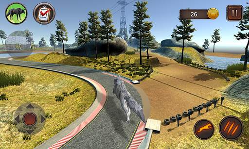 Simulator Anjing Serigala screenshot 8