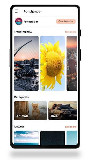 Fondpaper - Live Wallpapers 4K & 3D Backgrounds screenshot 1