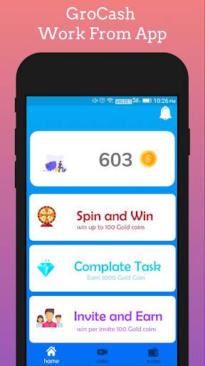 GroCash - Earn From App स्क्रीनशॉट 1