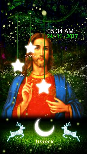 Jesus Fireflies LockScreen screenshot 5