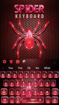 Red Spider Keyboard Theme screenshot 2