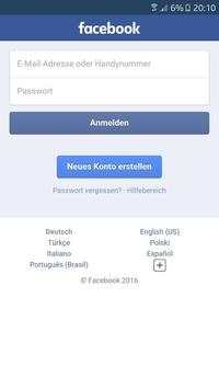 Second Facebook Account Free screenshot 1