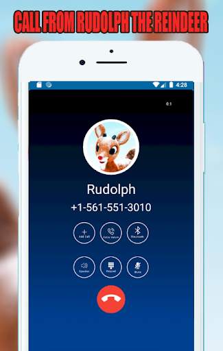 Rudolph's Reindeer Call & Messenger vid Simulator screenshot 4