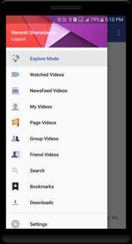 Video Downloader no Facebook screenshot 1