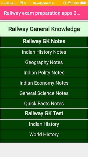 Railway exam preparation apps 2017-18 screenshot 2