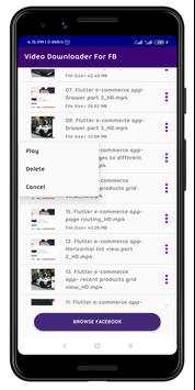 Video Downloader For Facebook (HD & SD) screenshot 6