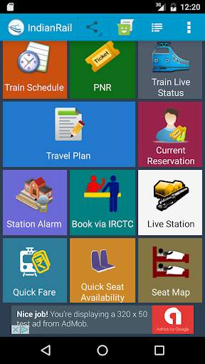 Indian Rail Train Status screenshot 1