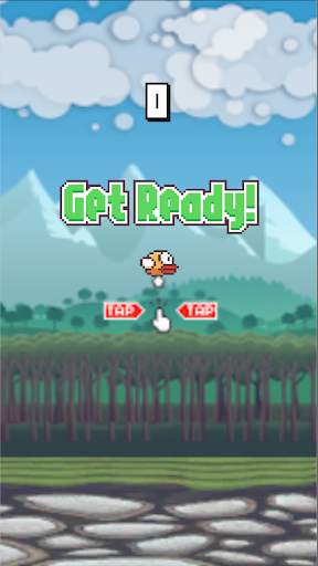 Flying Bird - Flapper Birdie Game स्क्रीनशॉट 2