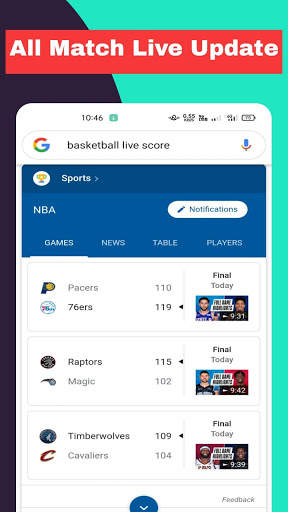 Live football and cricket app Live streaming screenshot 9