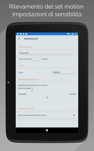 Selfie Telecamera di movimento screenshot 8