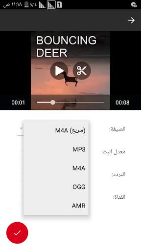تحويل الفيديو إلى صوت MP3 3 تصوير الشاشة