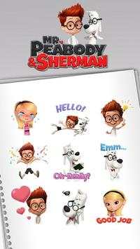 Peabody And Sherman GO Keyboard Sticker 1 تصوير الشاشة