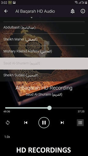Surah Al Baqarah MP3 - ONLINE VERSION screenshot 2