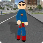 Stickman Superboy icon