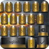 Gun and Bullet Keyboard Theme on 9Apps