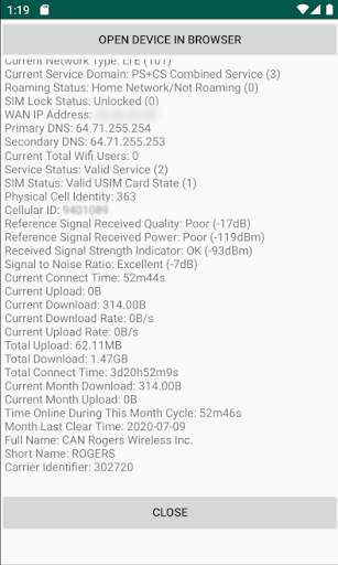 HiLink Status Widget screenshot 3