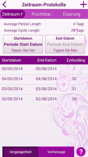 Mijn Periode Tracker /Kalender screenshot 4