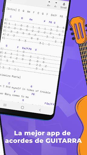 ChordCloud: Letras y Acordes de Guitarra Gratis screenshot 2