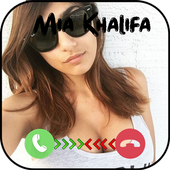 Mia Khalifa Fake Call icon