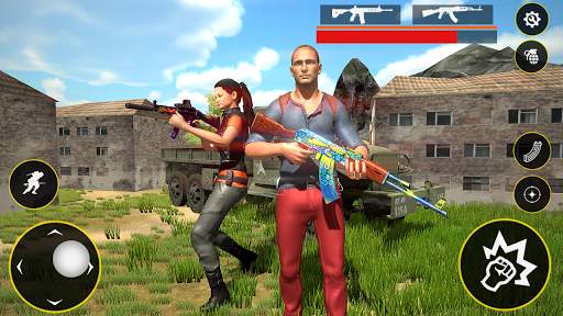 Bullet Fire Battleground 3D: Gun Shooting Mission screenshot 2